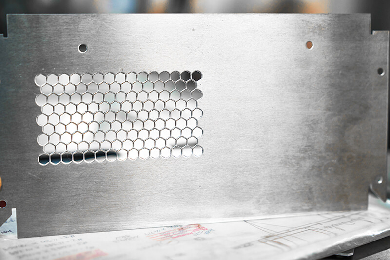 sheet-metal-punching-sample-part-hex-pattern-gtr-manufacturing